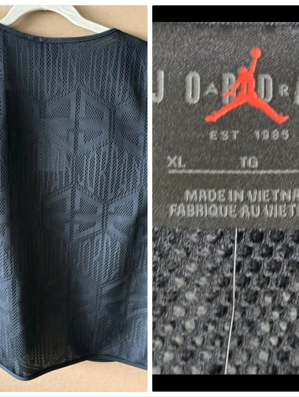 Jordan Essentials Black Men’s Utility Vest Sz XL NWT MSP $140 GORPCORE MOTO HIKE
